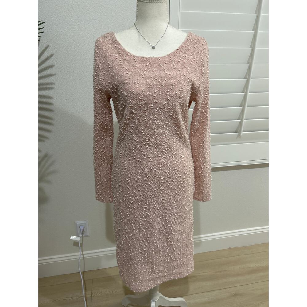 J lo Pink Shimmer Dress Size M